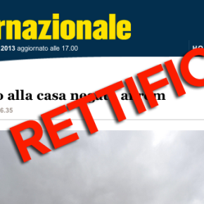 L'Assessore Funari ottiene rettifica dall'Internazionale.it L'Assessore Funari ottiene rettifica dall'Internazionale.it